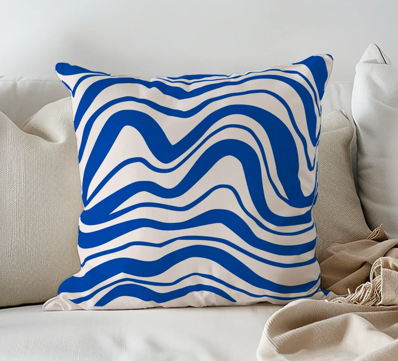 Disegni astratti La mer cuscino da pdigitalprints