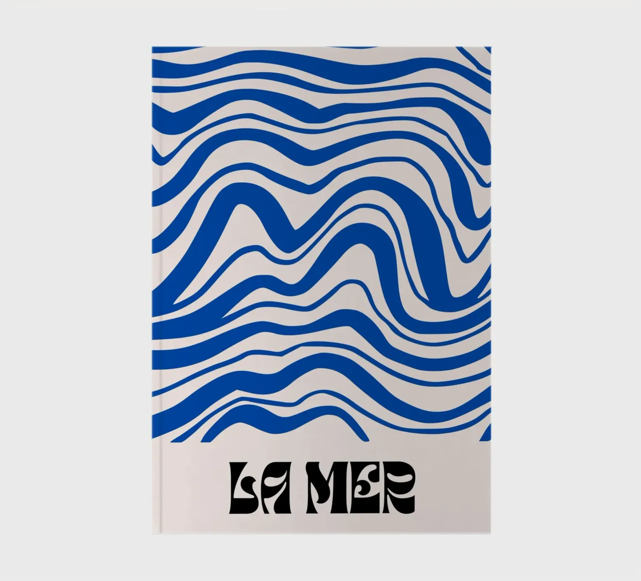 La mer abstract designs notebook by pdigitalprints