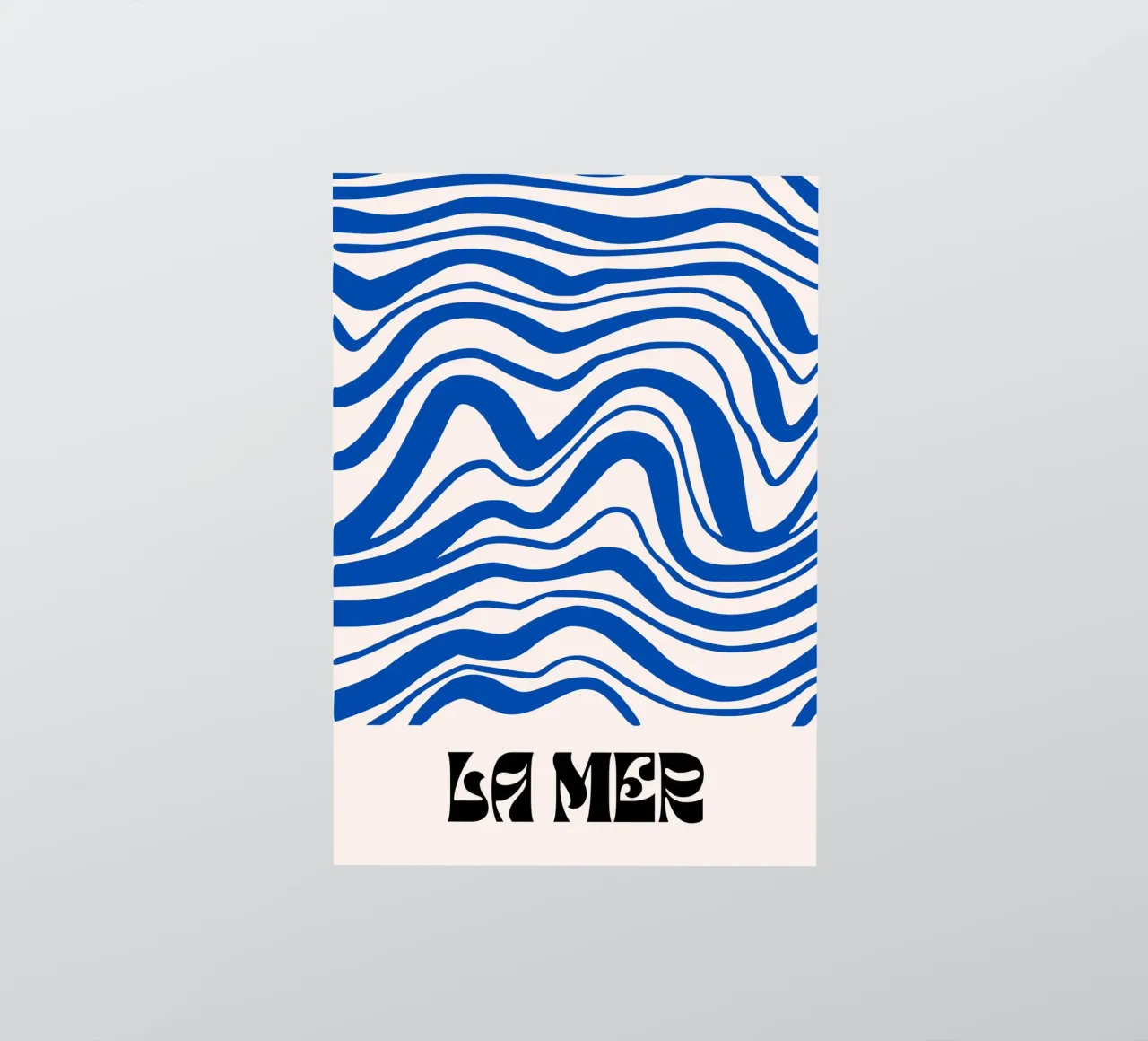Diseños abstractos La mer pegatina de pdigitalprints