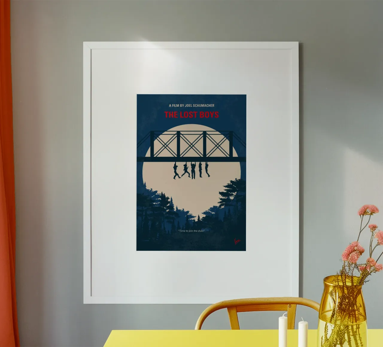 No1428 My The lost boys minimal movie poster poster con telaio in plastica da Chungkong