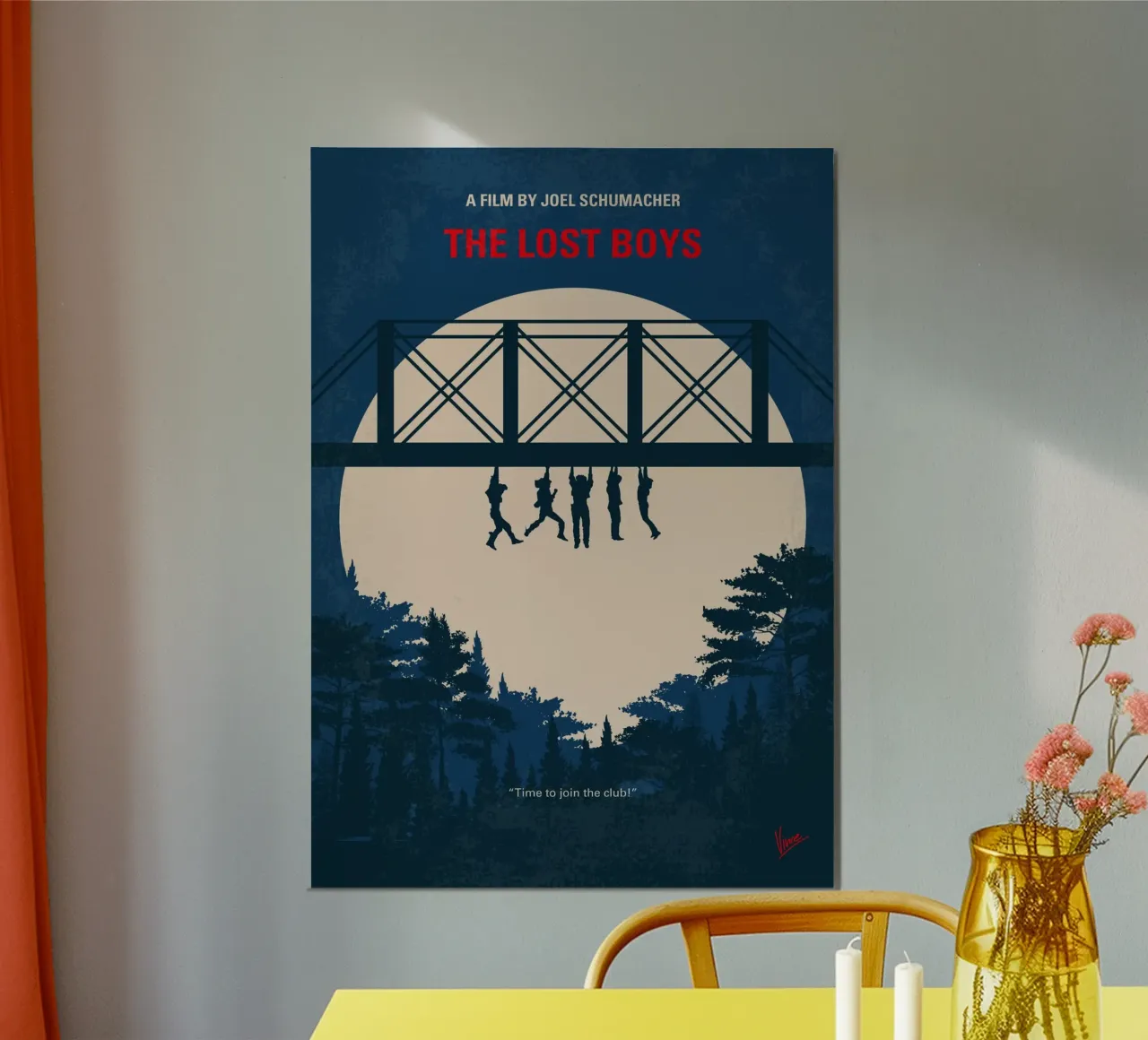 No1428 My The lost boys minimal movie poster poster con telaio in plastica da Chungkong