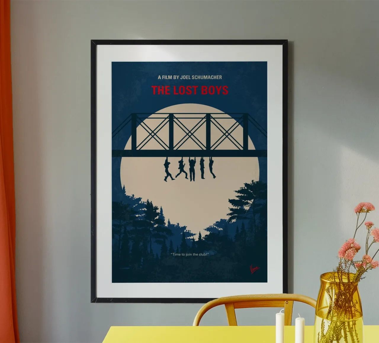 No1428 My The lost boys minimal movie poster poster con telaio in plastica da Chungkong
