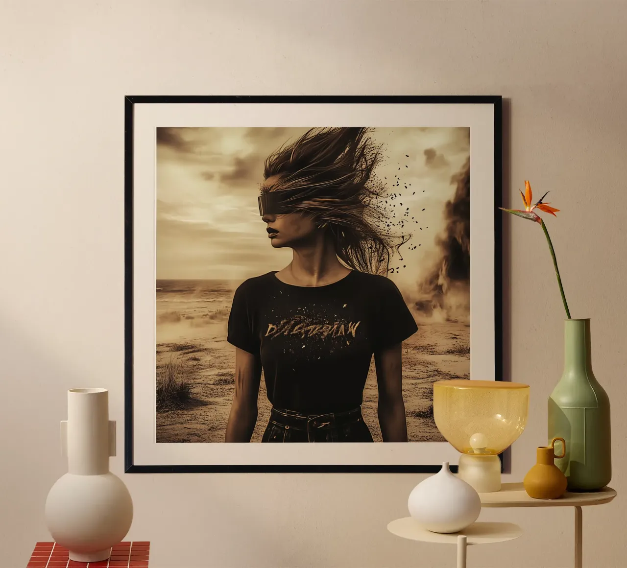 Tempête de sable poster de Synthaira