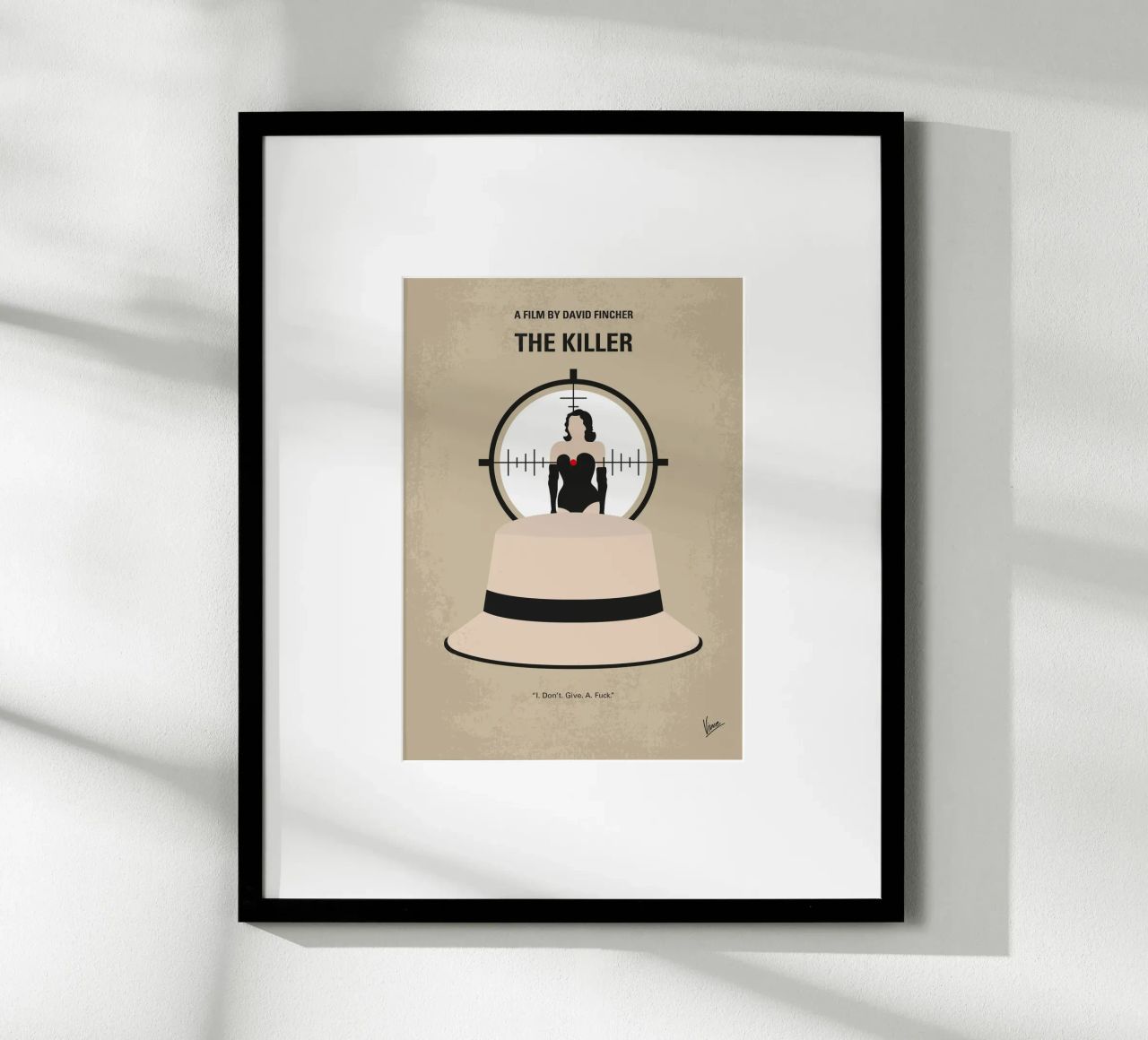 No1433 My The Killer minimal movie poster poster by Chungkong