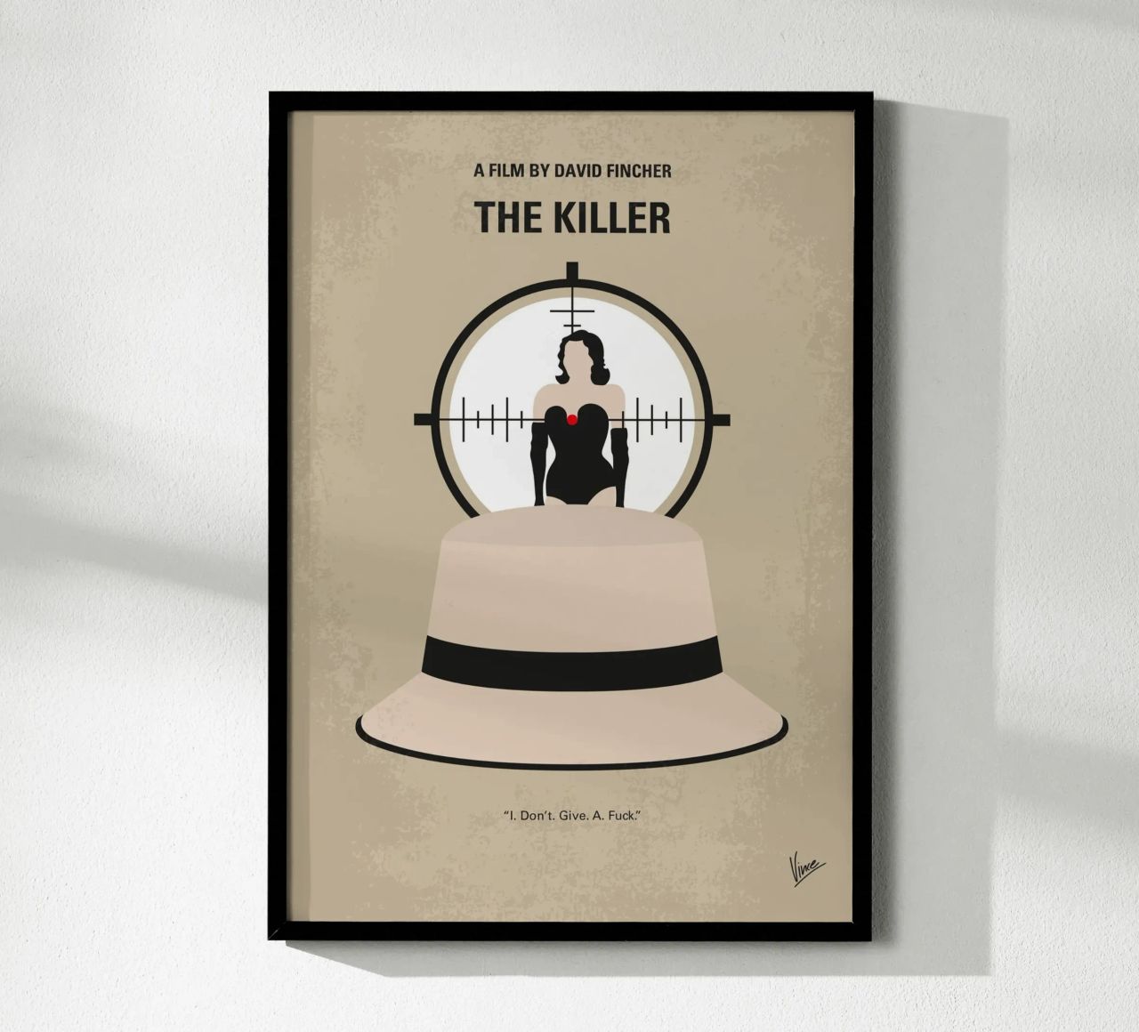 No1433 My The Killer minimal movie poster poster by Chungkong