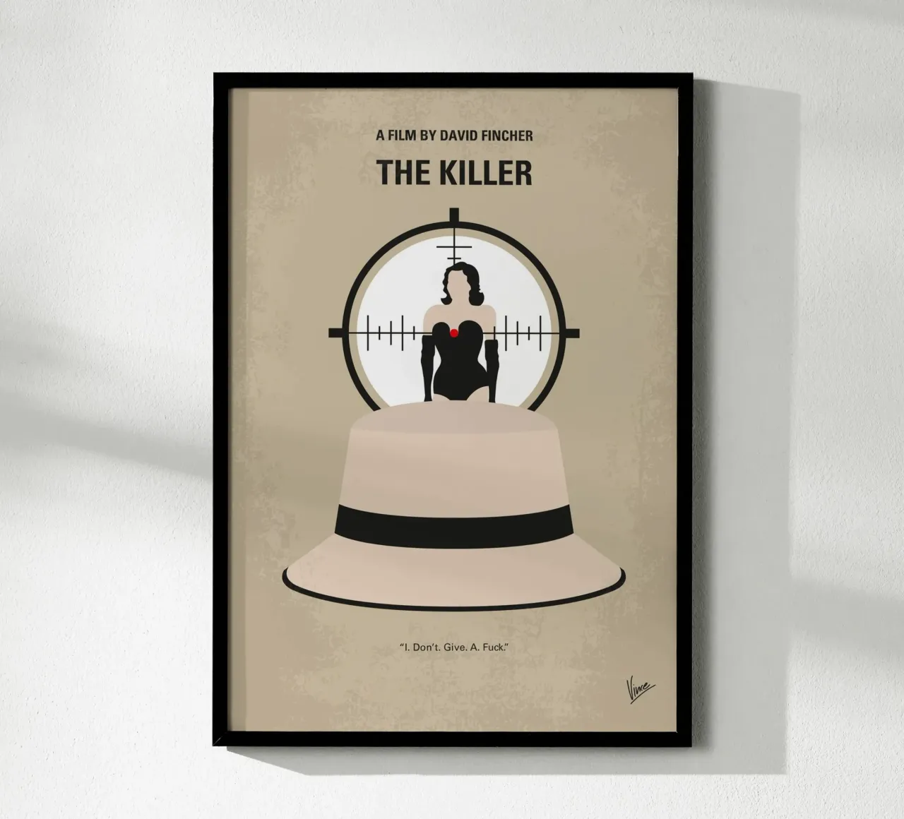 No1433 My The Killer minimal movie poster poster da Chungkong