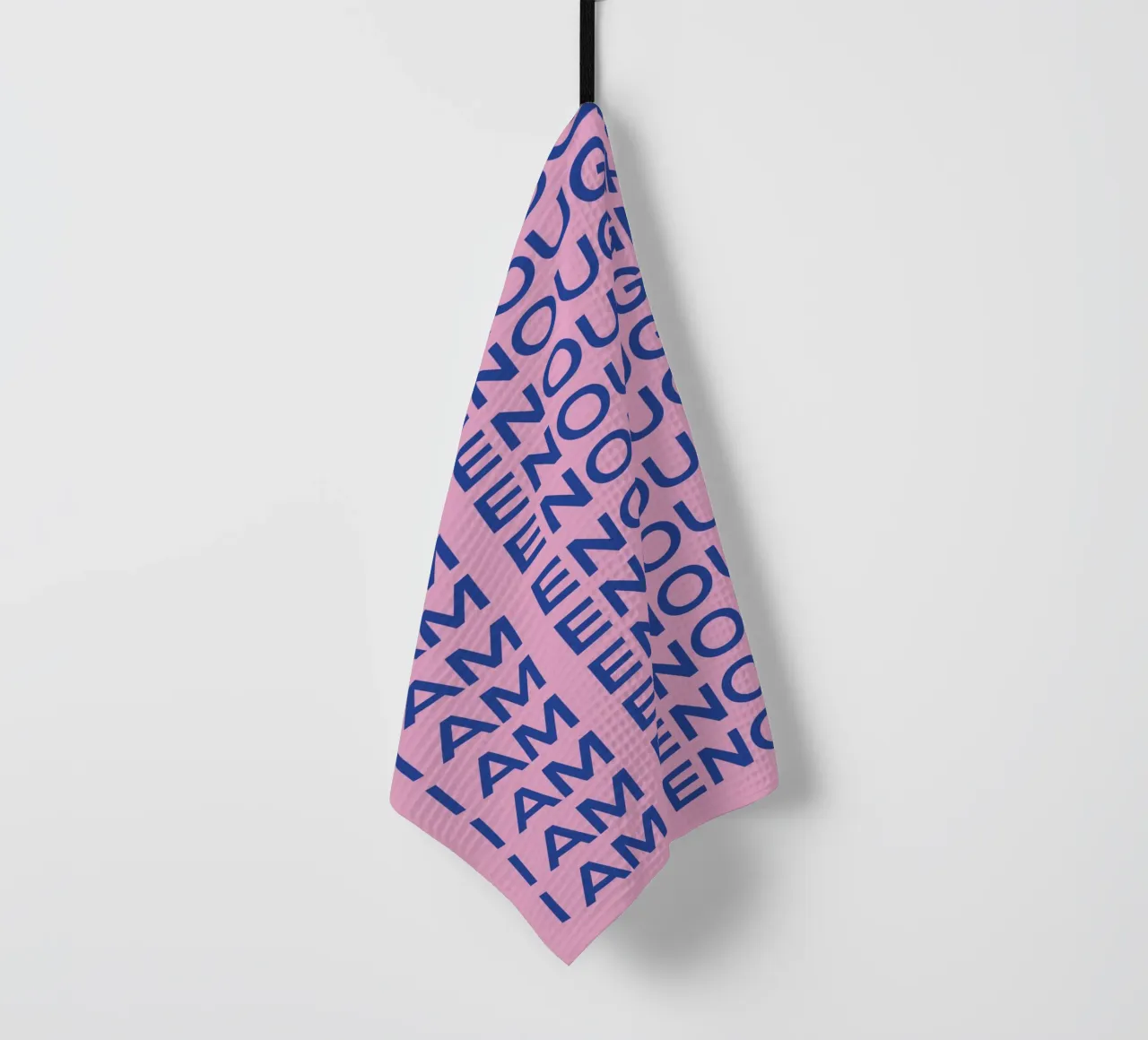 Soy suficiente, Citas positivas, Motivación paño de cocina de pdigitalprints