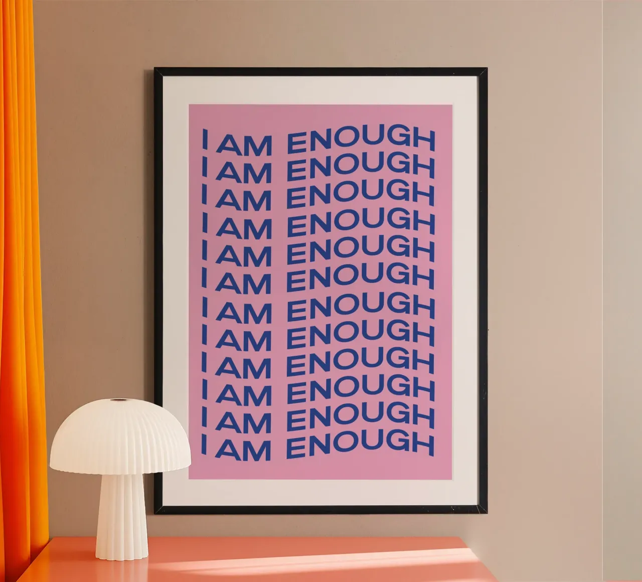 Soy suficiente, Citas positivas, Motivación hahnemühle de pdigitalprints