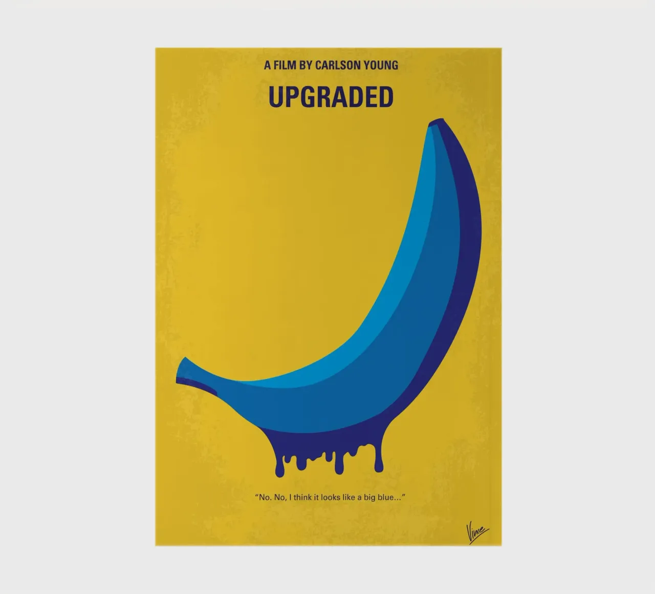 No1436 My Upgraded minimal movie poster Notizbuch von Chungkong