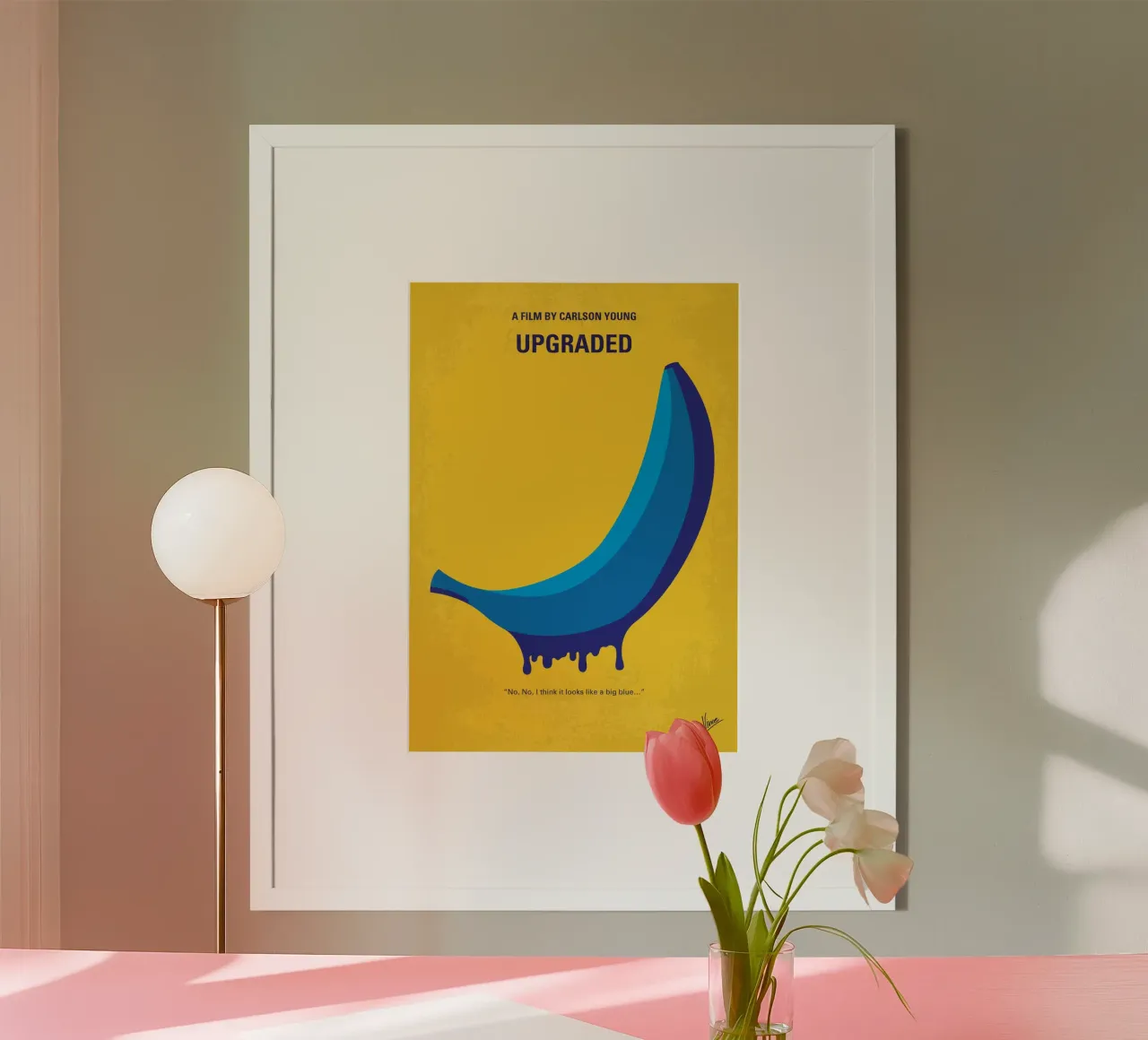 No1436 My Upgraded minimal movie poster carta hahnemühle da Chungkong