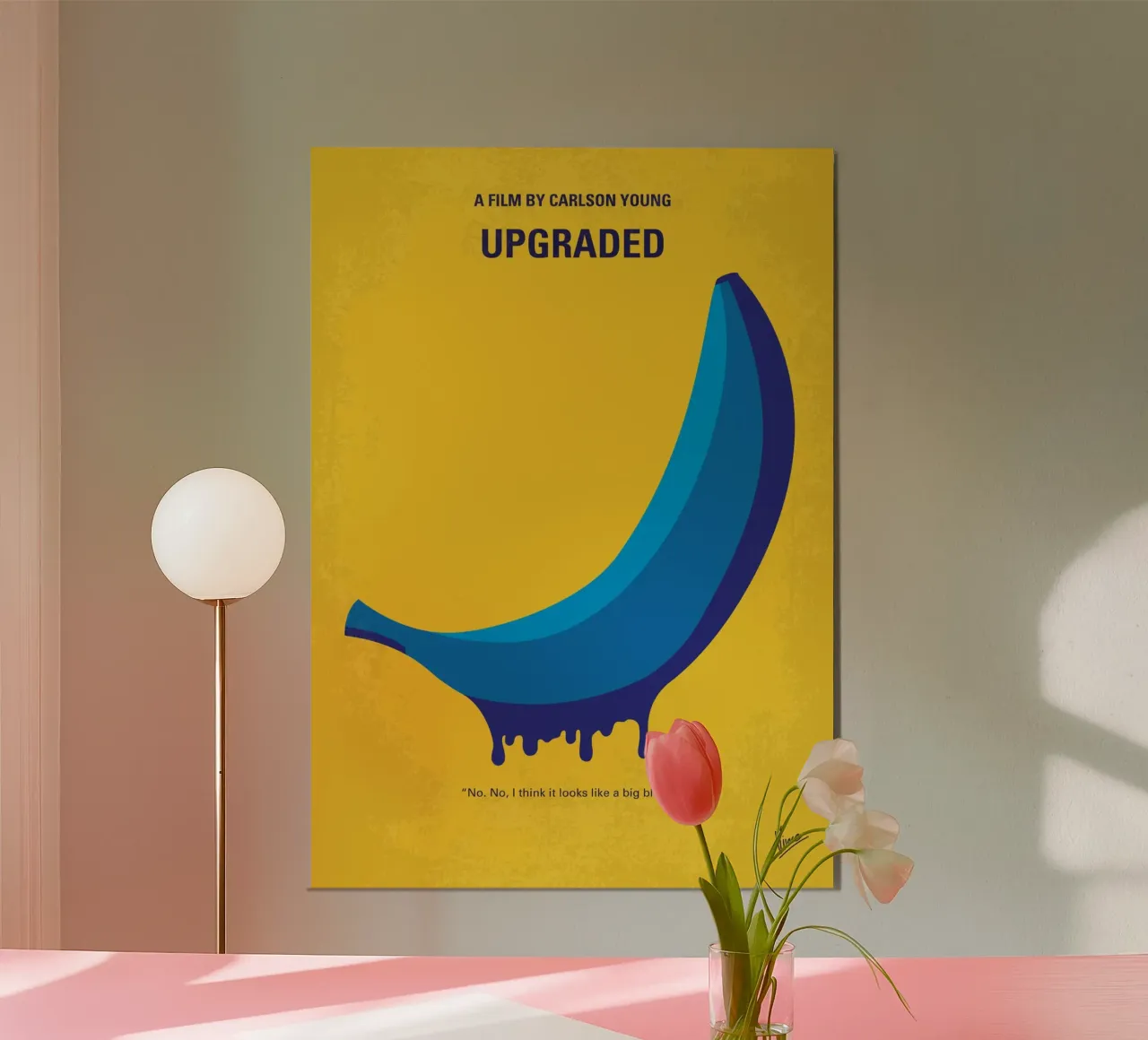 No1436 My Upgraded minimal movie poster carta hahnemühle da Chungkong