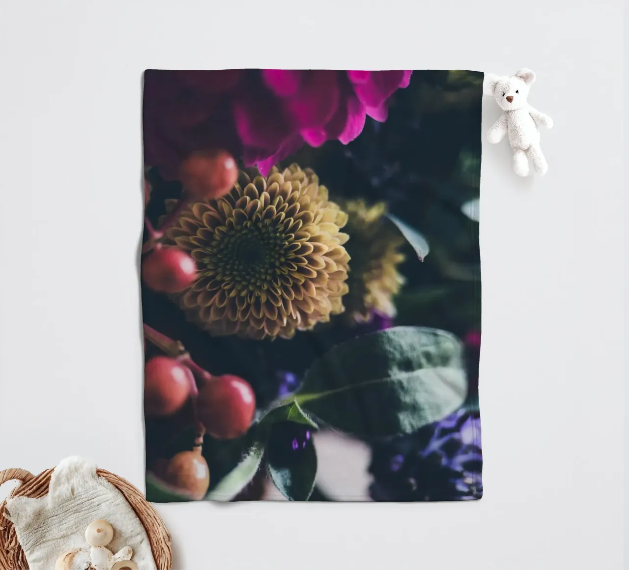 Blumen coperta in pile da Flo Klein