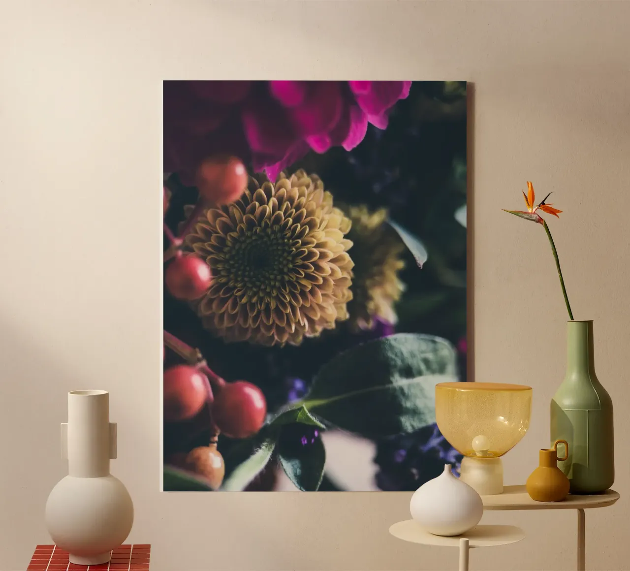 Blumen tela con Cornice a cassetta da Flo Klein