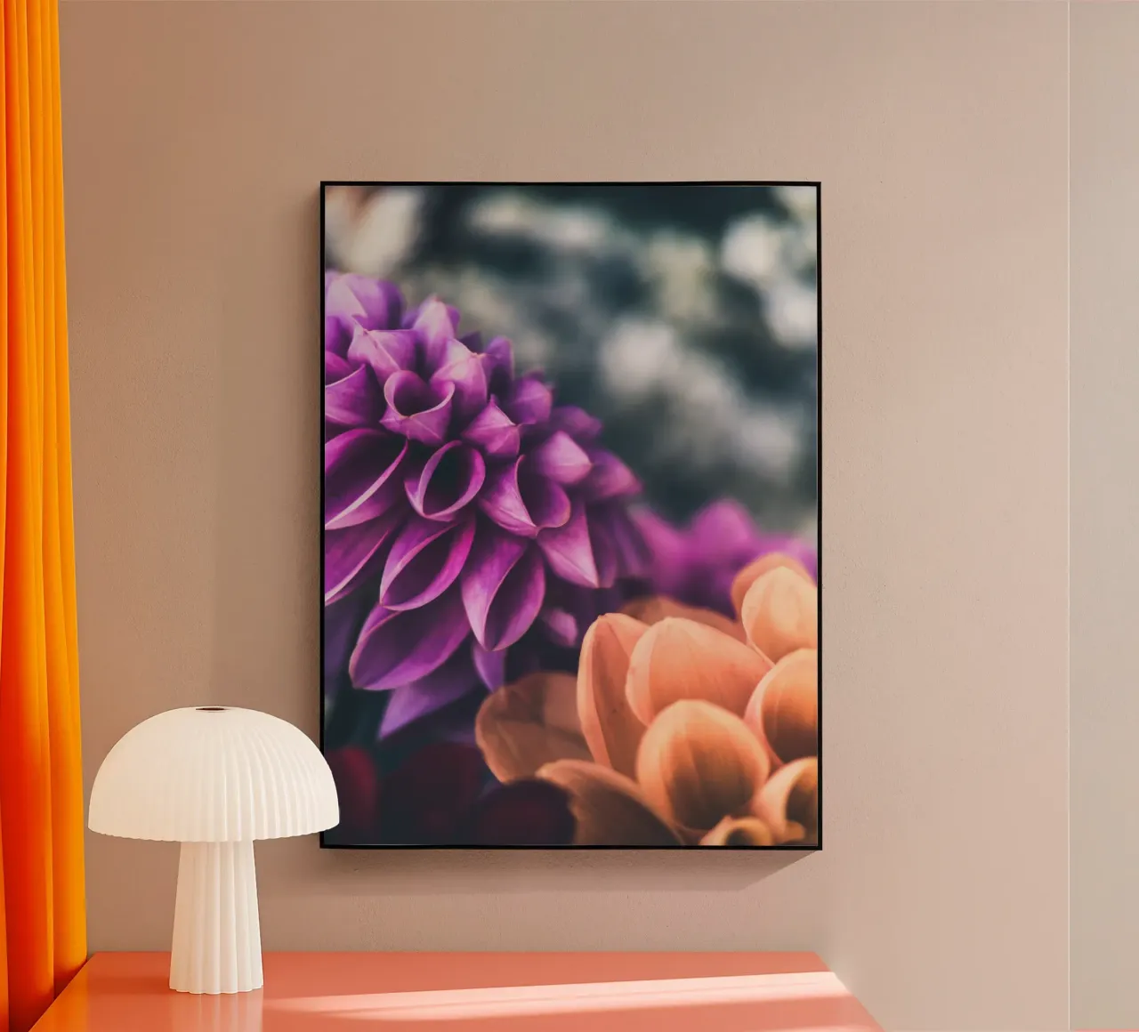 Pink Flower plexiglass da Flo Klein Gallery