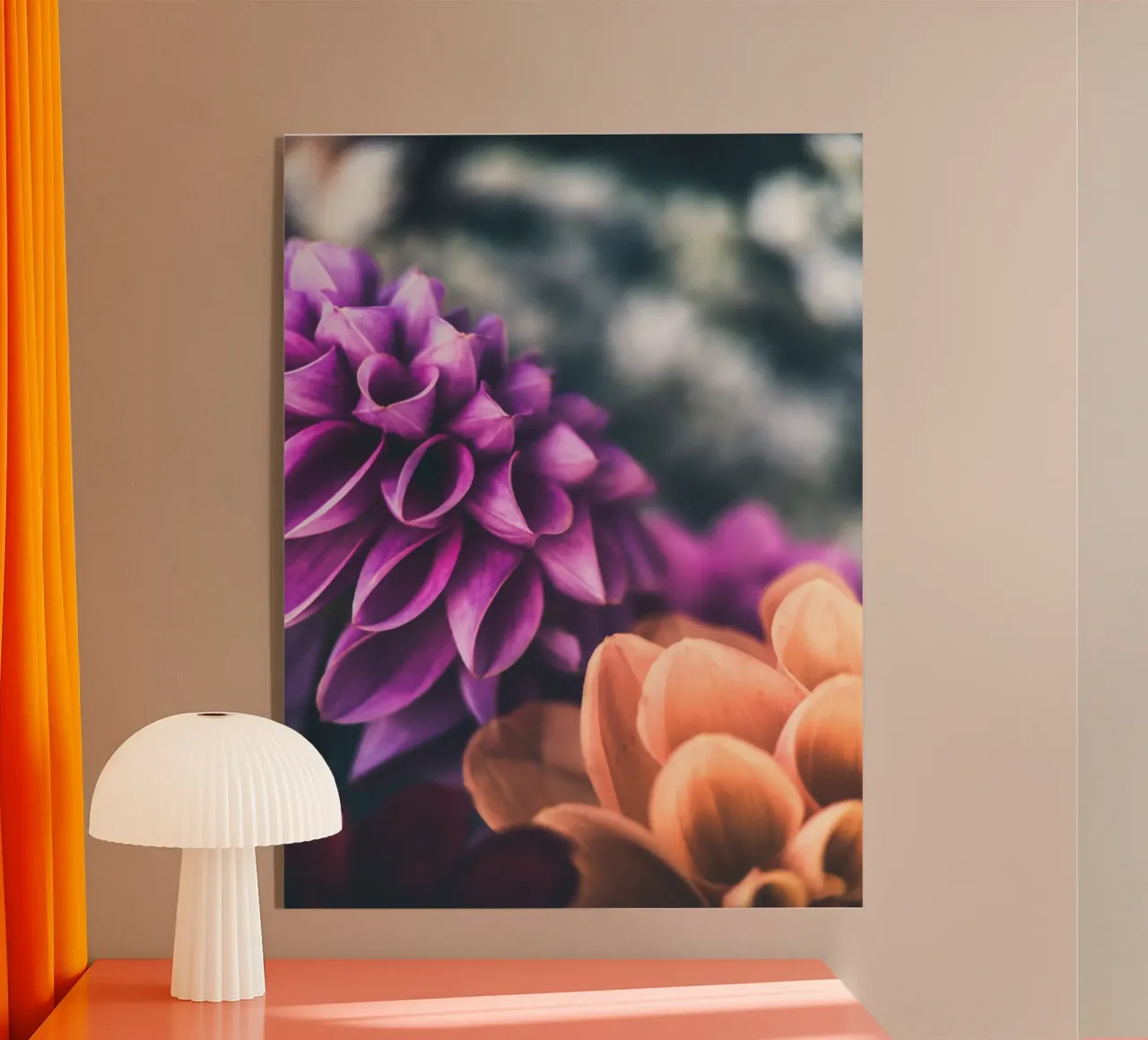 Pink Flower plexiglass da Flo Klein Gallery