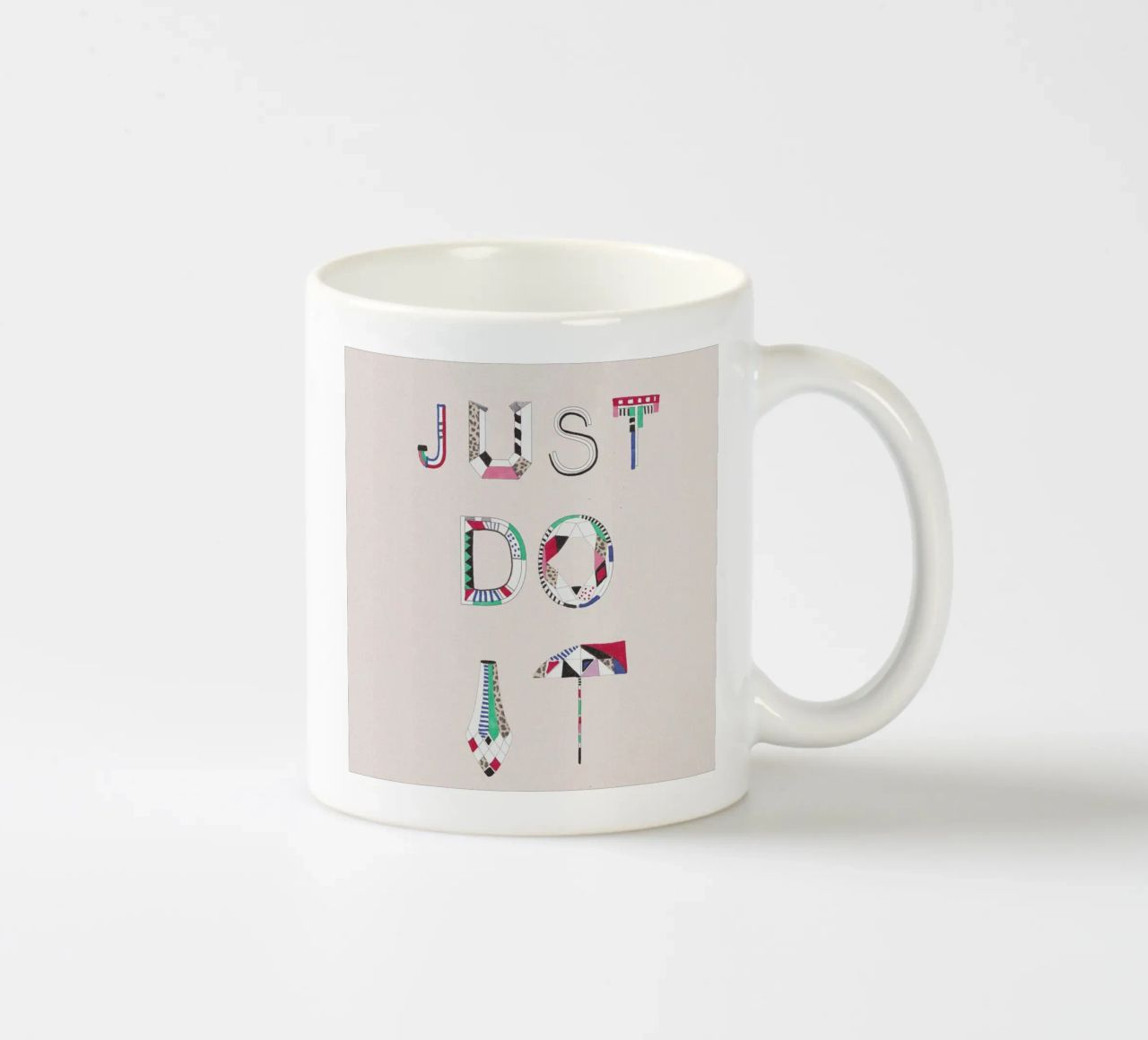 Just do it keramische mok van Vasare Nar