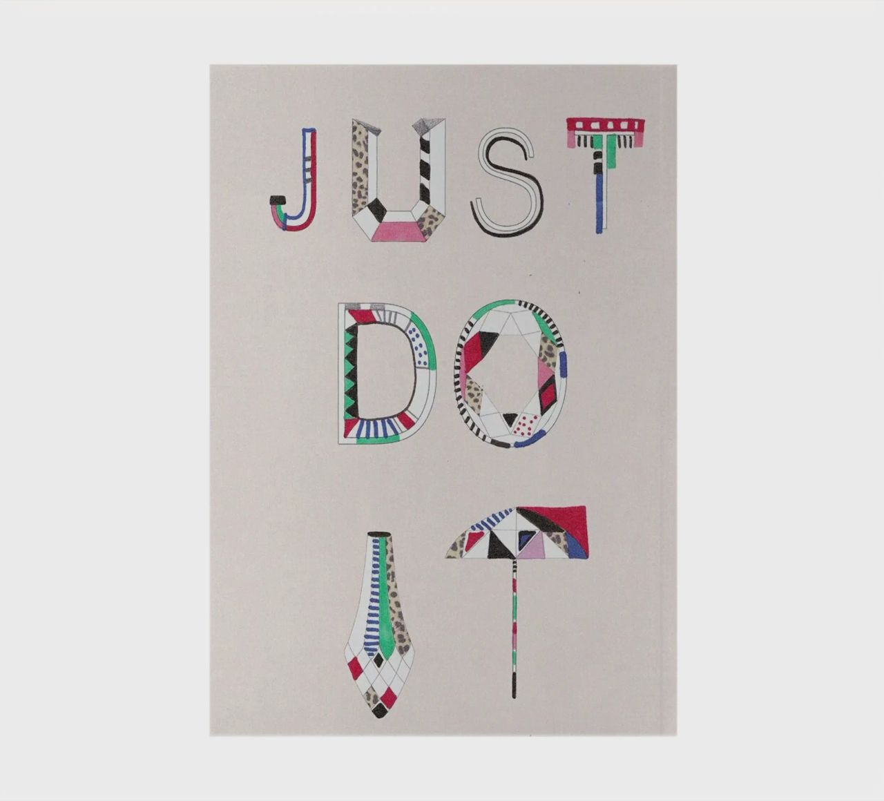 Just do it notebook by Vasare Nar