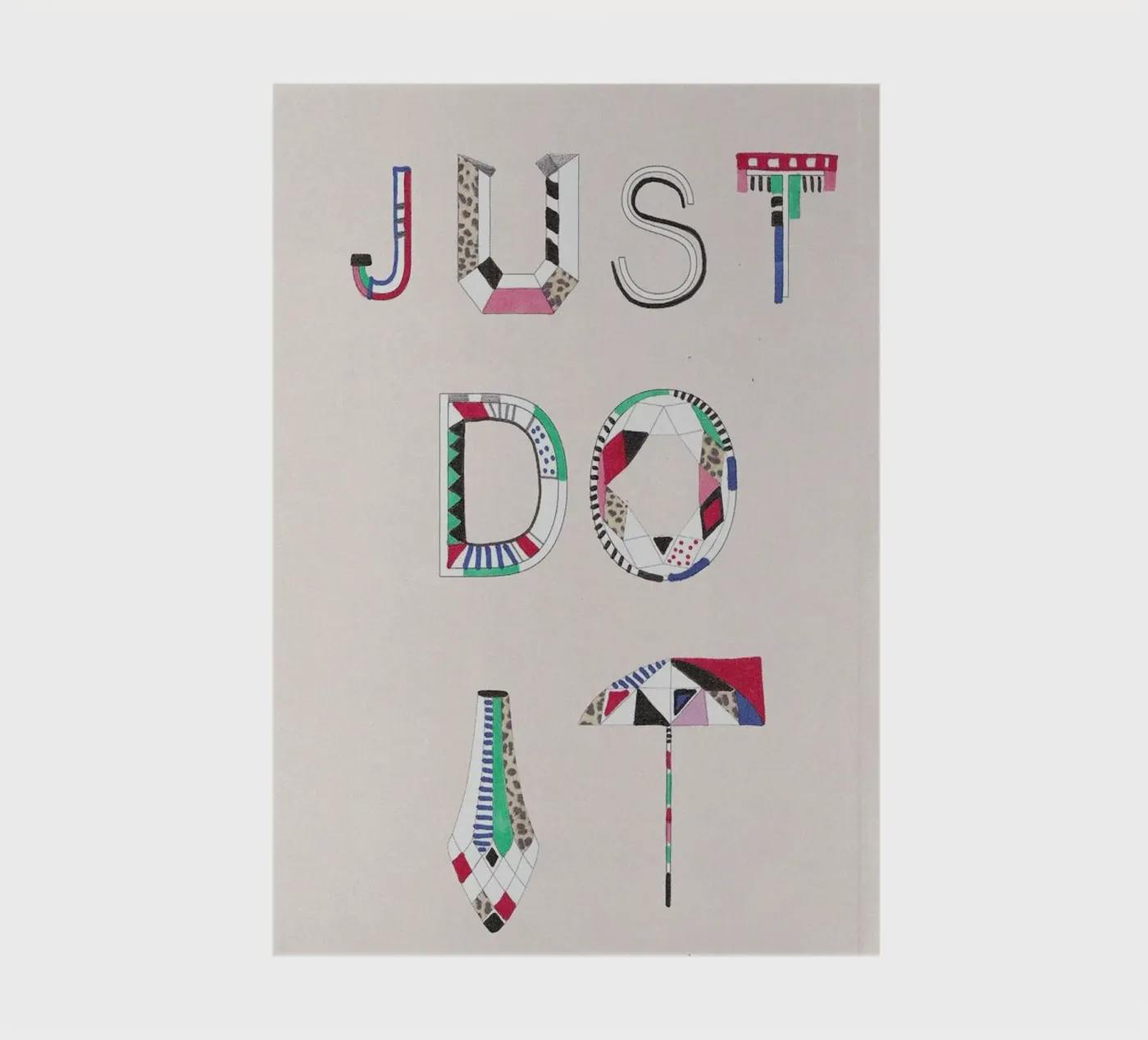 Just do it notebook by Vasare Nar