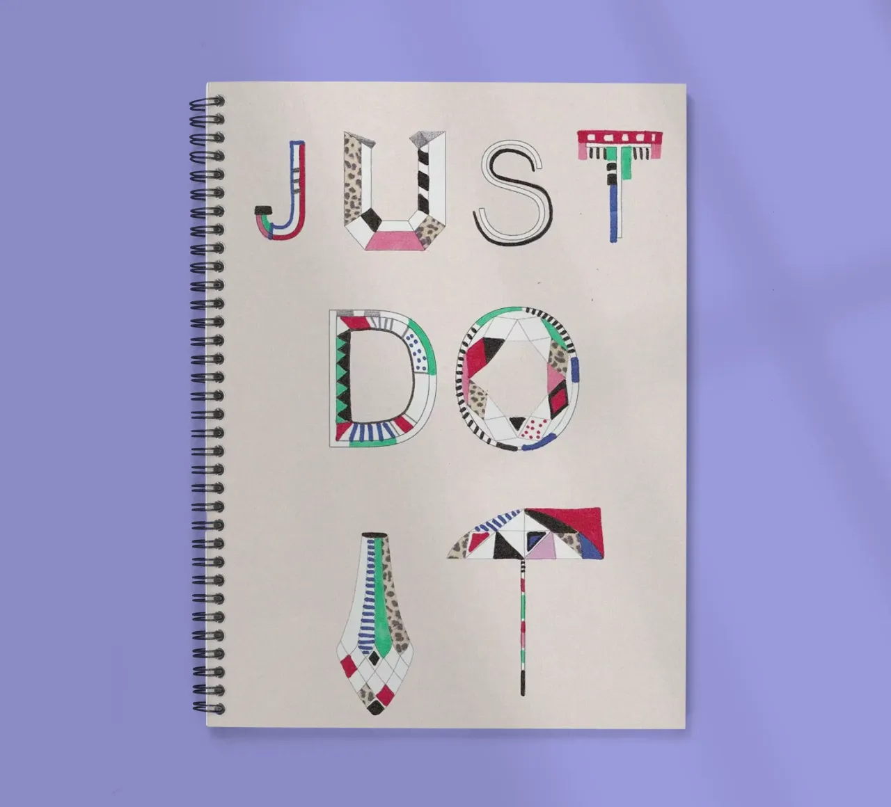 Just do it diario ad anelli da Vasare Nar