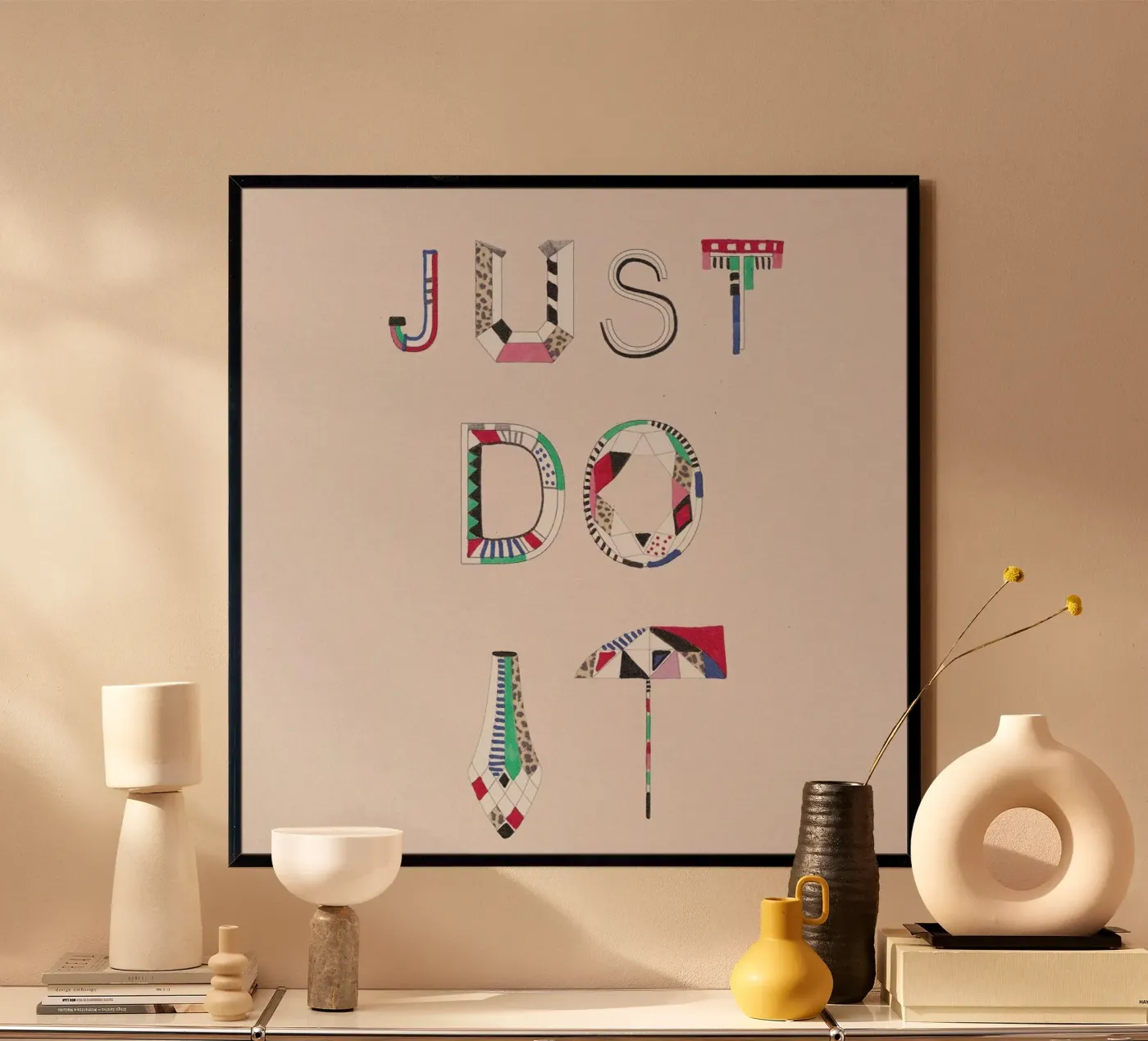 Just do it poster van Vasare Nar