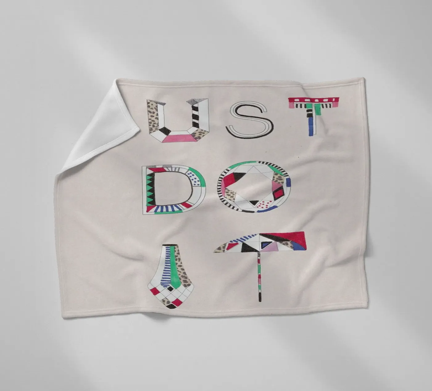 Just do it fleece blanket by Vasare Nar