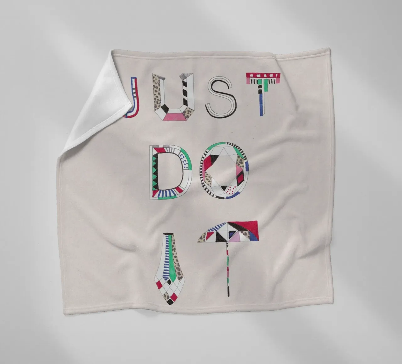 Just do it fleecedeken van Vasare Nar