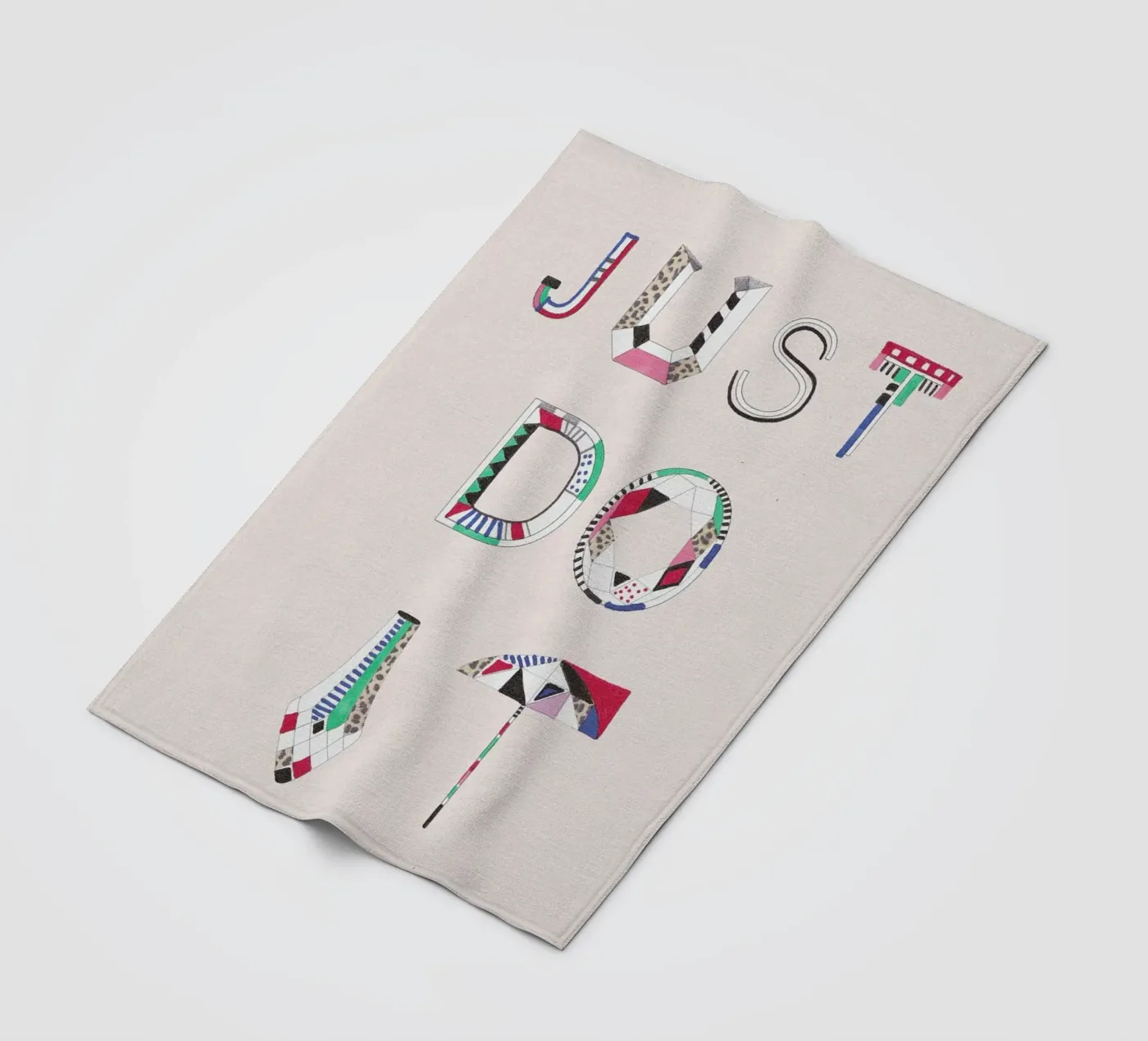 Just do it fleece blanket by Vasare Nar