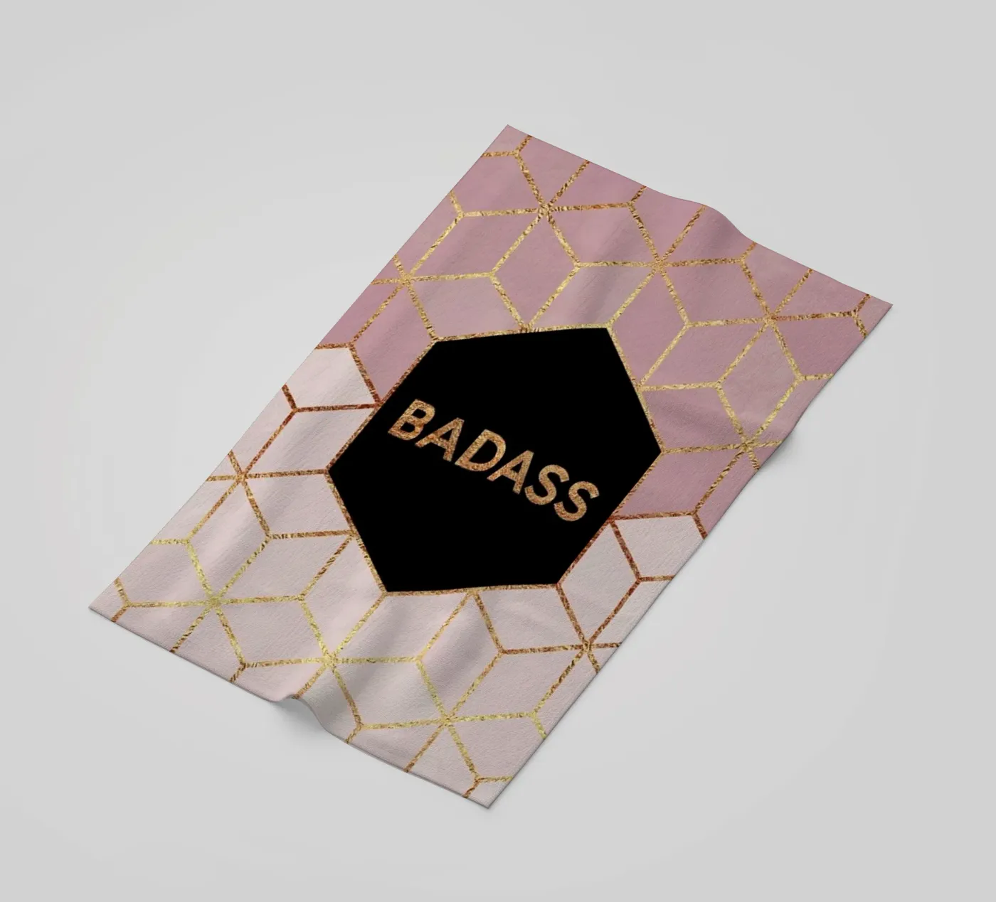 Badass beach towel by Elisabeth Fredriksson