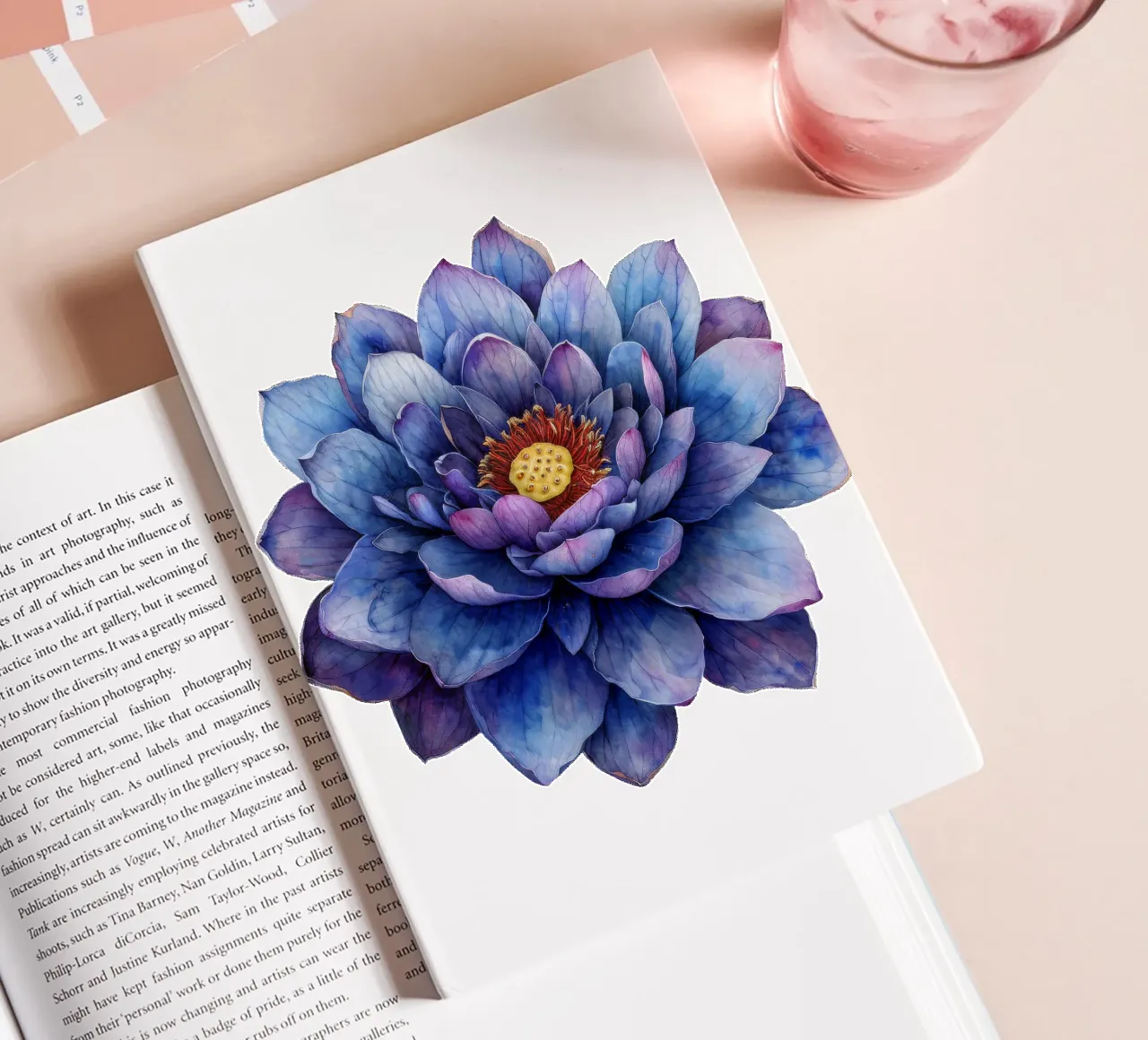 Fiore di loto 4 diario da Bold Blooms