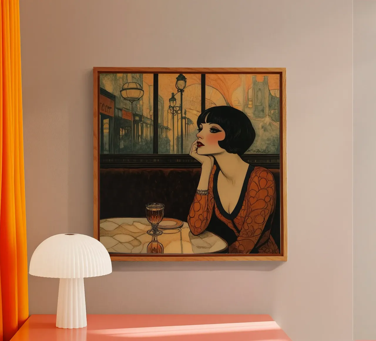 Art Deco plexiglass da Synthaira