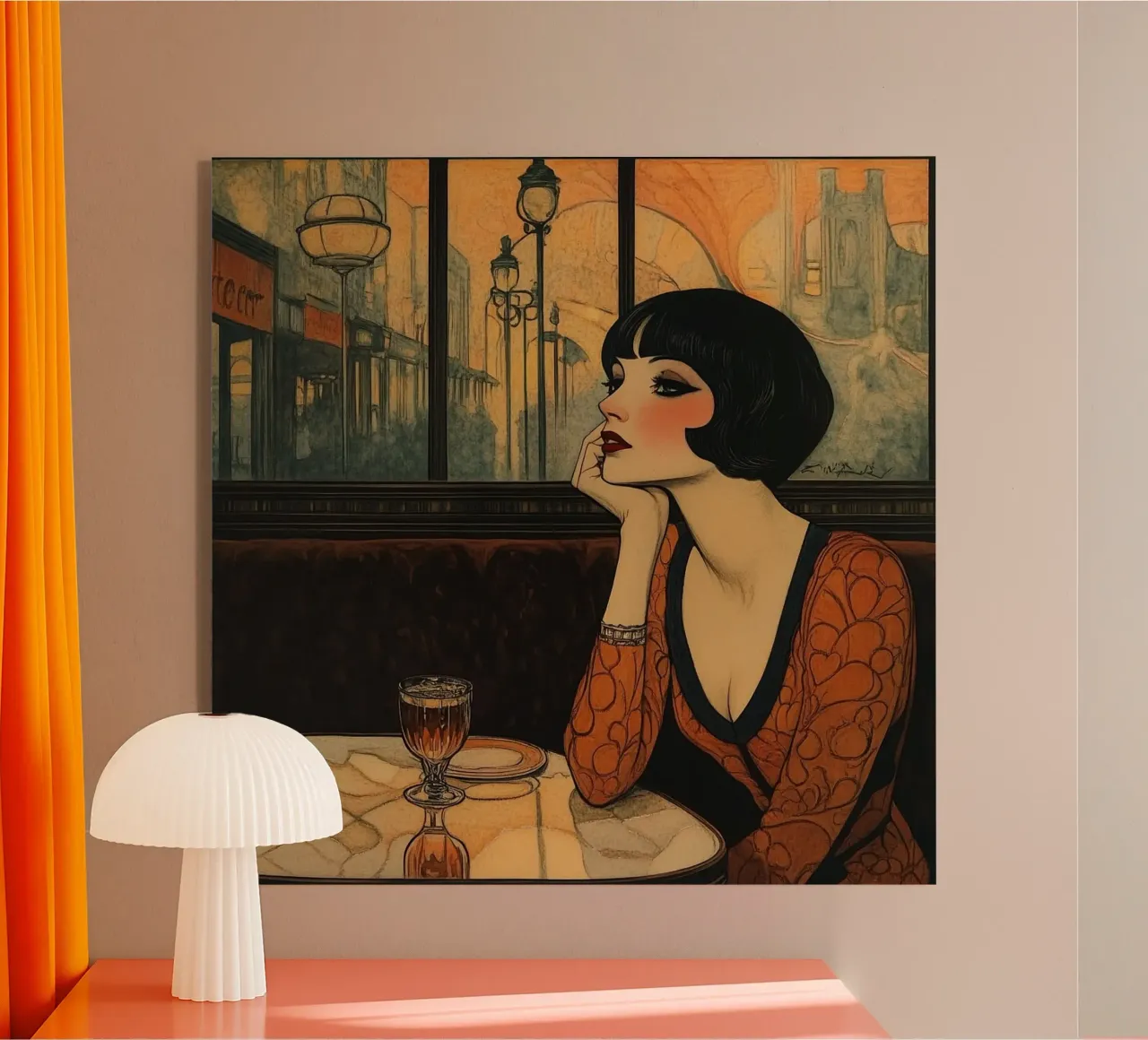 Art Deco plexiglass da Synthaira