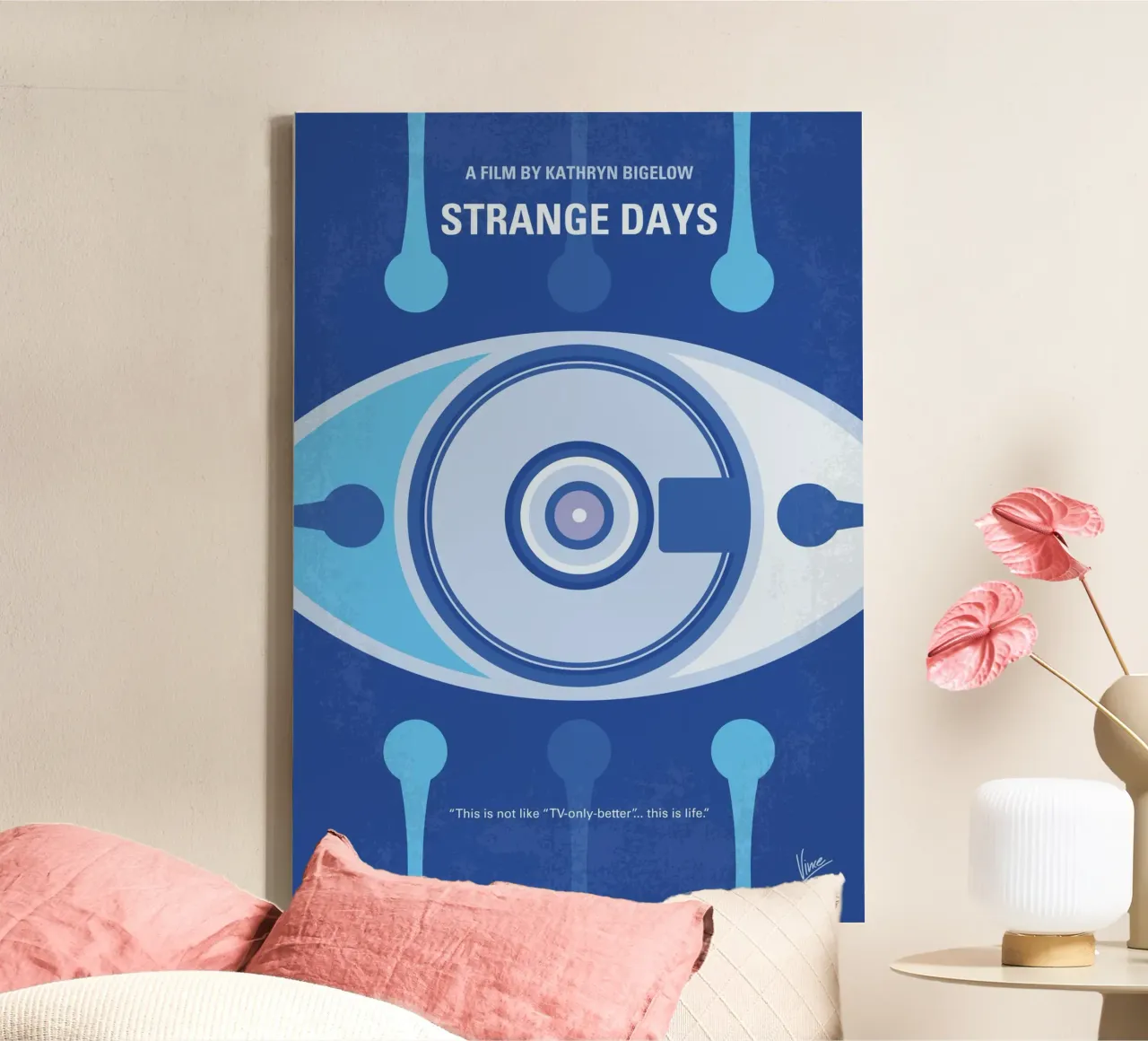 No1446 My Strange Days minimal movie poster tela da Chungkong