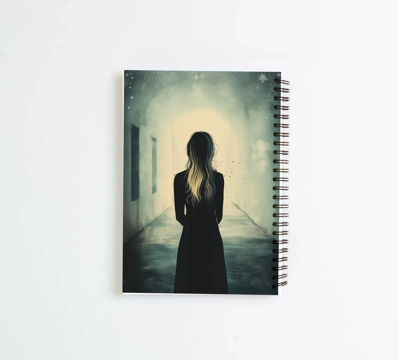 Dreamy darkness spiral notebook by Synthaira