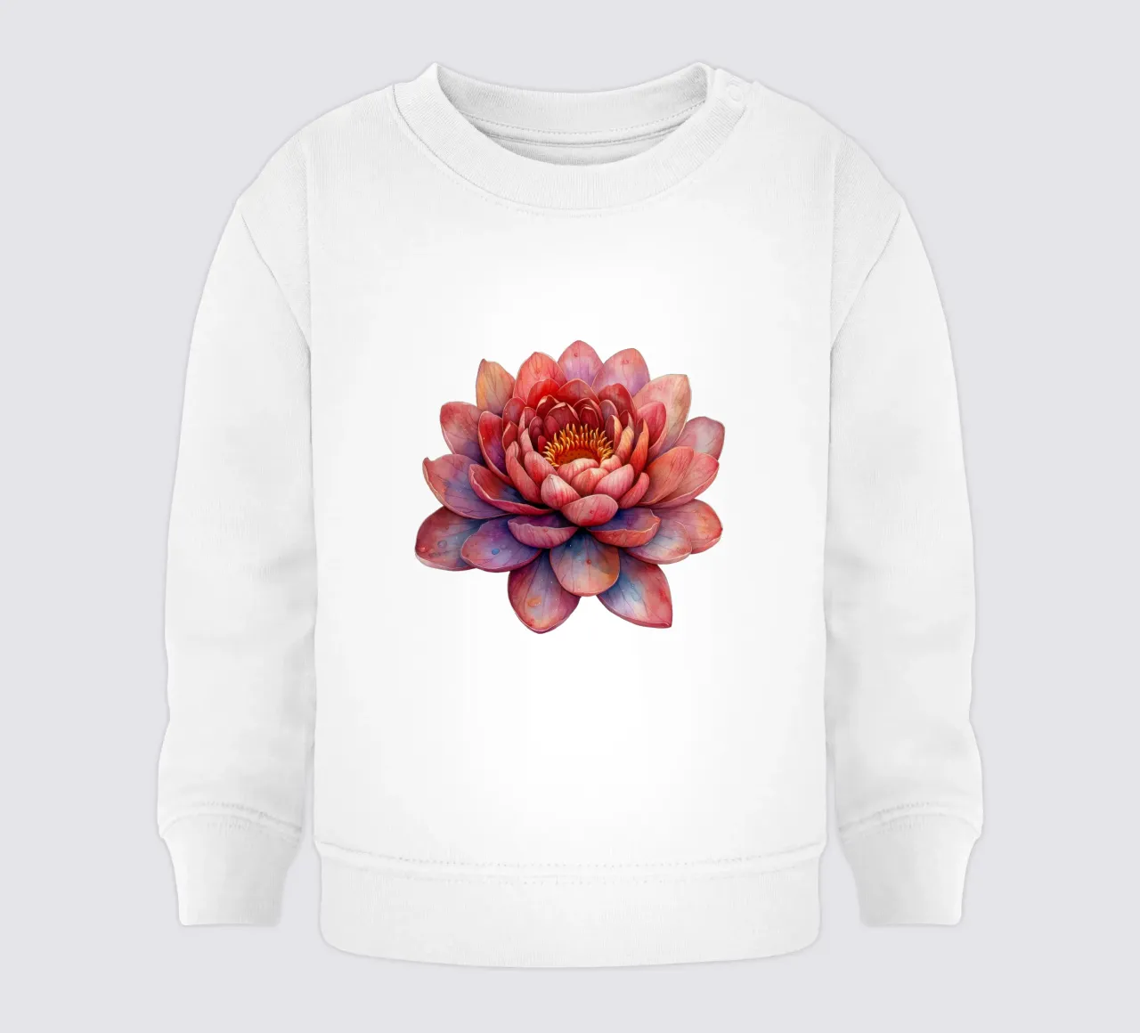 Fiore di loto 1 felpa neonato da Bold Blooms