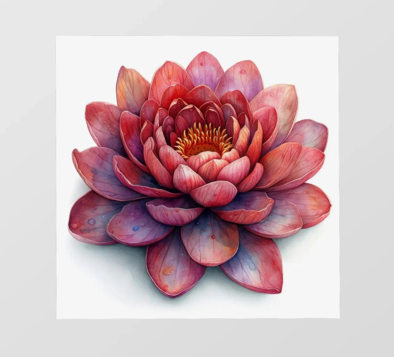 Fiore di loto 1 telo in pvc da Bold Blooms