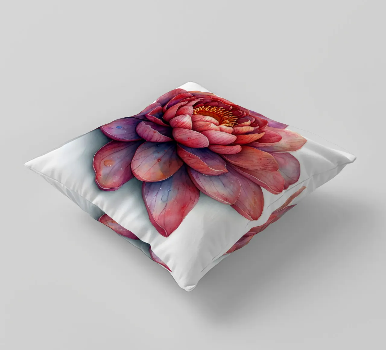 Fiore di loto 1 cuscino da Bold Blooms
