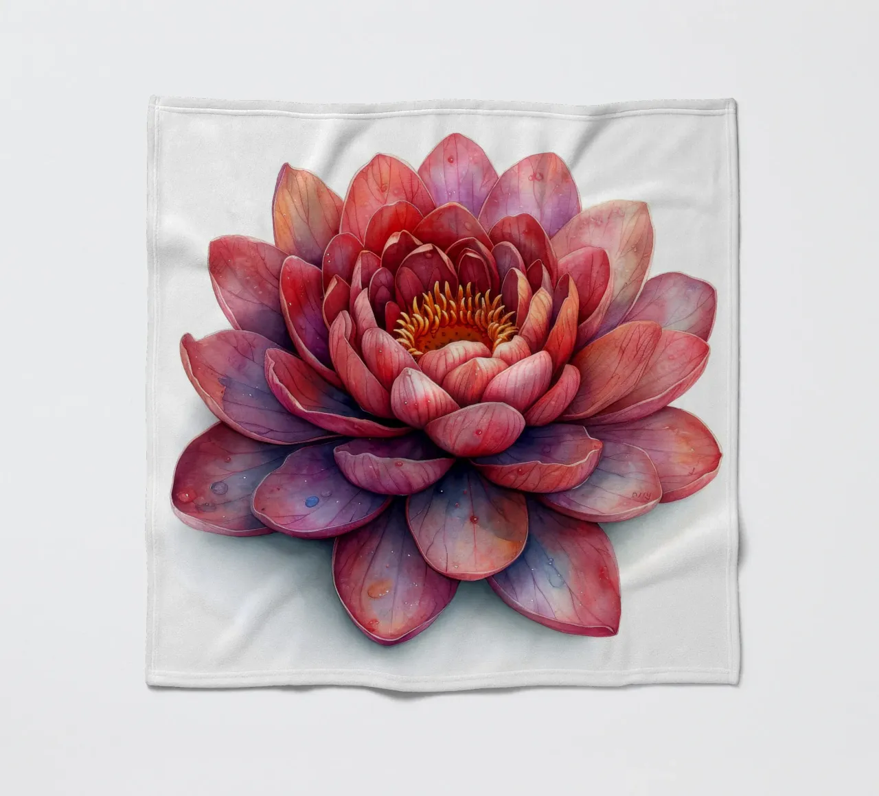 Lotusbloem 1 fleecedeken van Bold Blooms