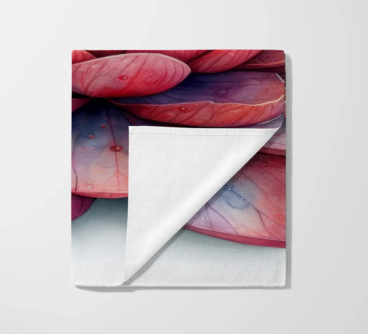 Lotusbloem 1 strandhanddoek van Bold Blooms