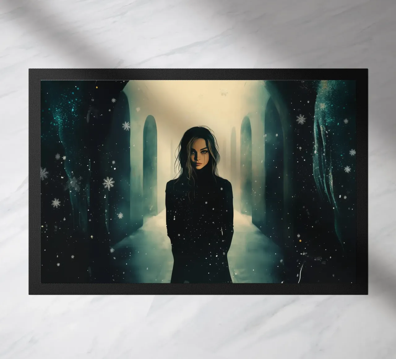 Dark winter doormat by Synthaira