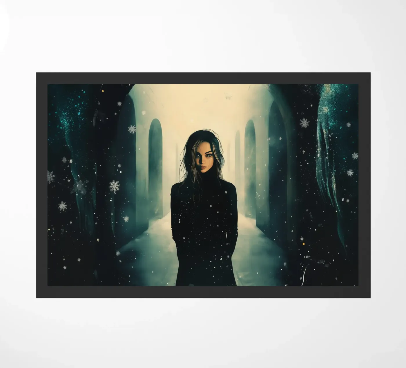 Dark winter deurmat van Synthaira