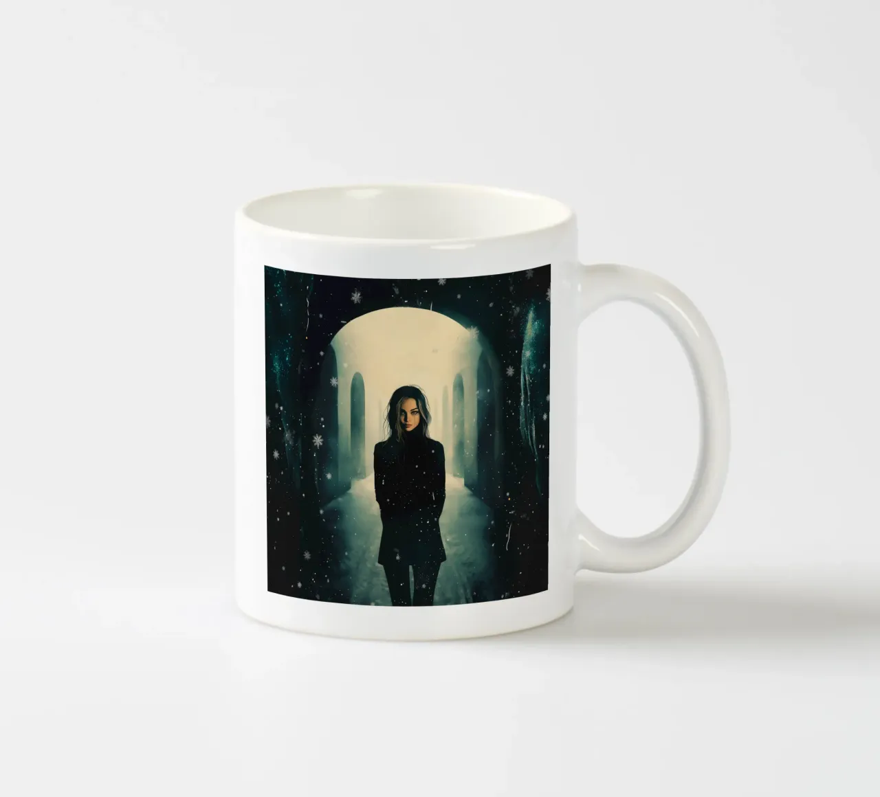 Dark winter tazza in ceramica da Synthaira