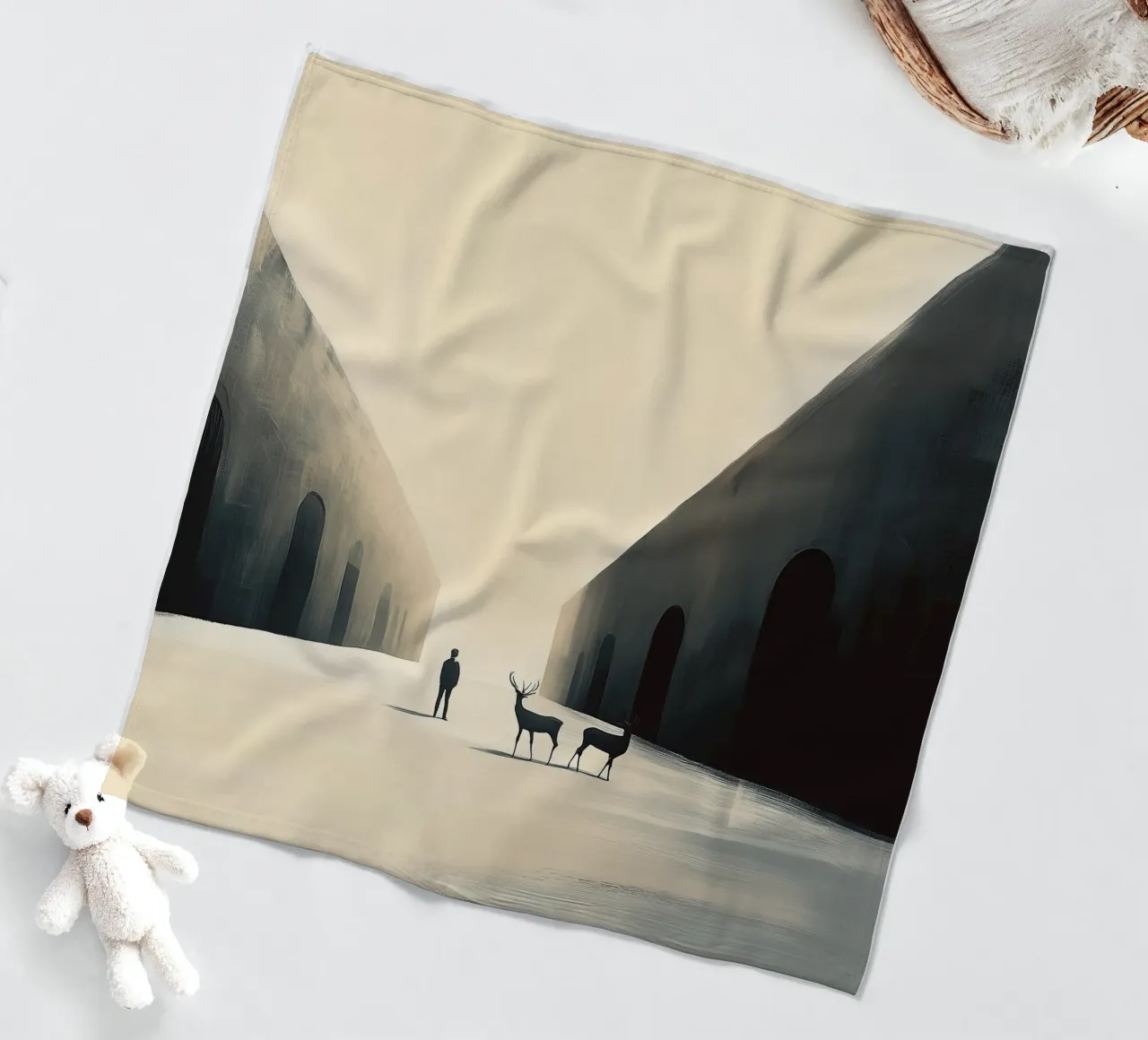 Deer fleecedeken van Synthaira