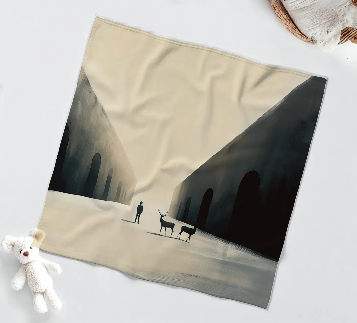 Deer Fleecedecke von Synthaira