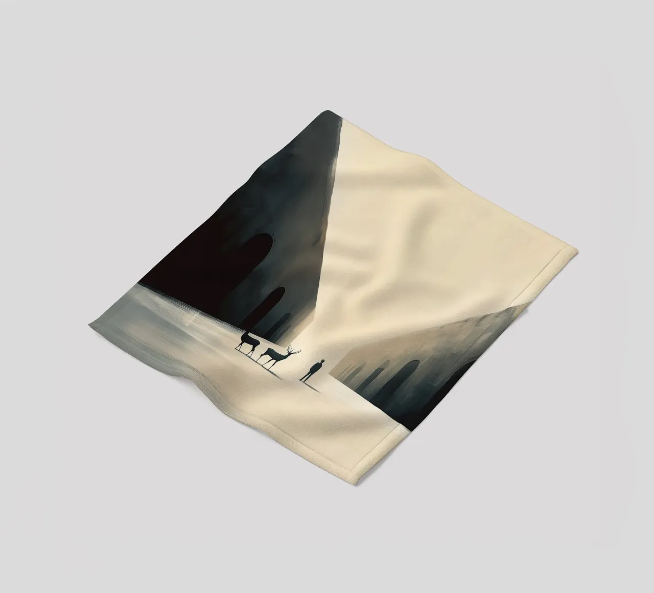 Deer fleecedeken van Synthaira