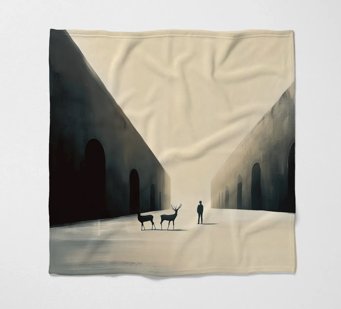 Deer Fleecedecke von Synthaira