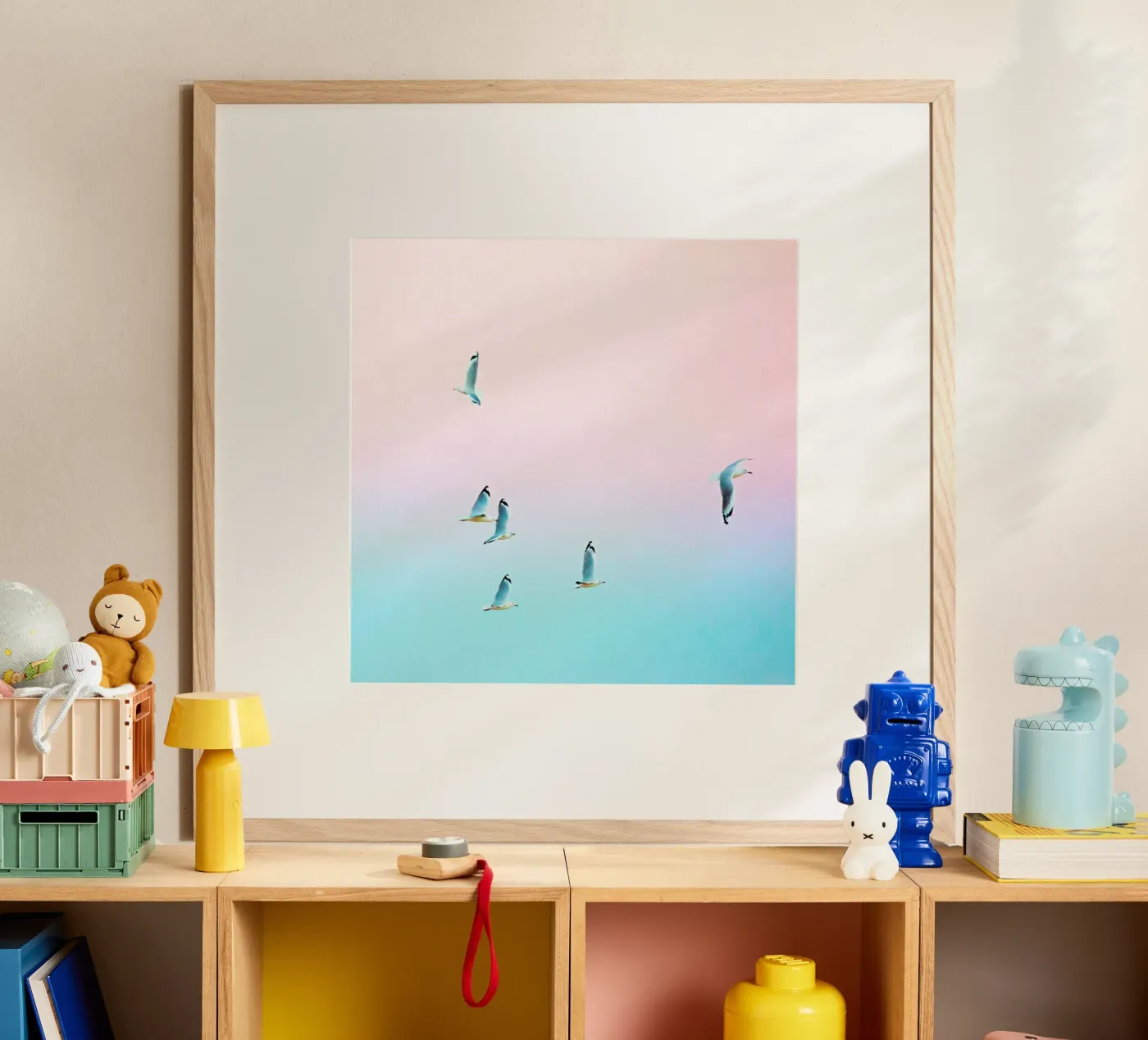 Pastgulls poster da Charlotte Curd