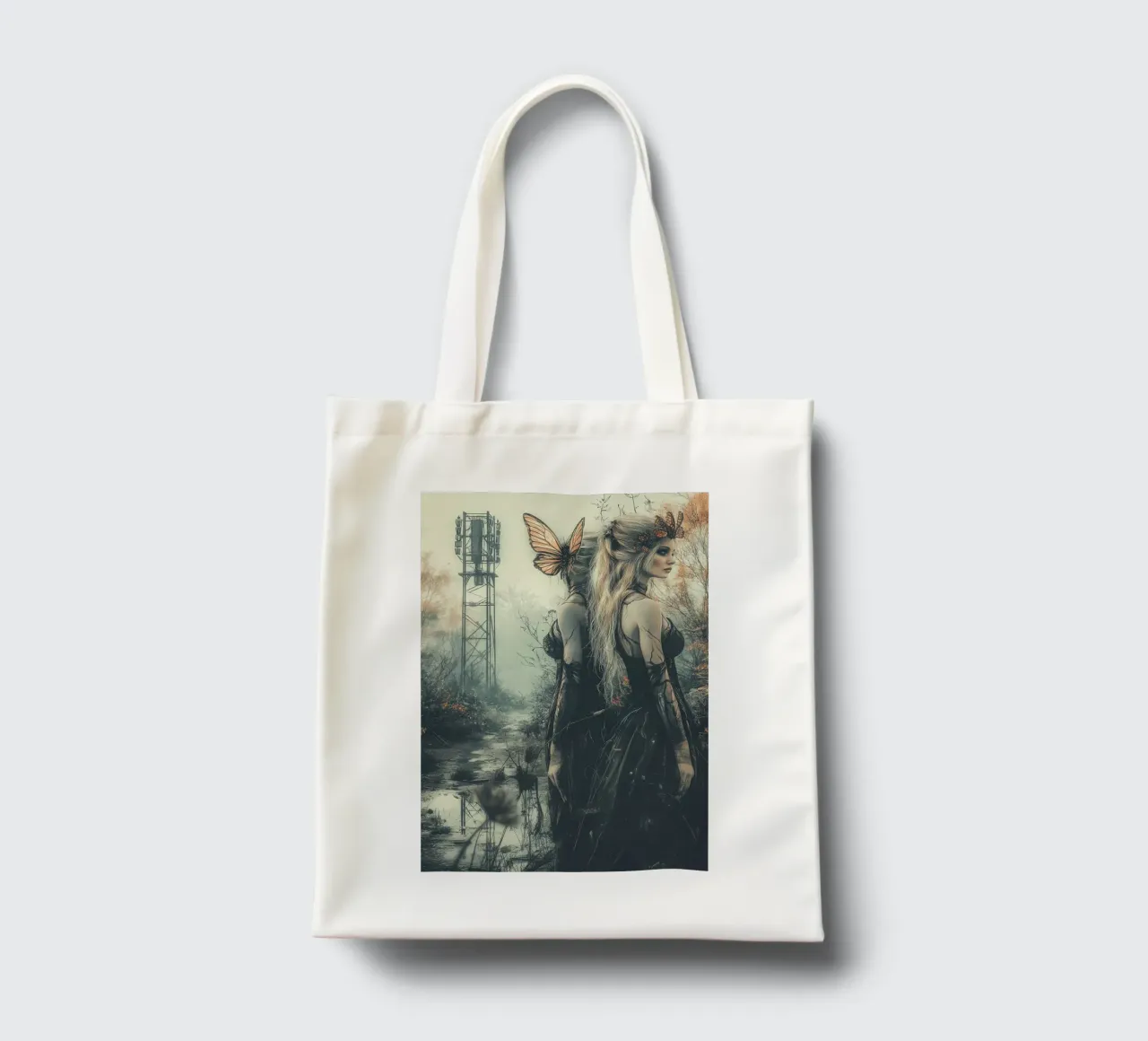 Fairytale gone bad borsa in juta da Synthaira