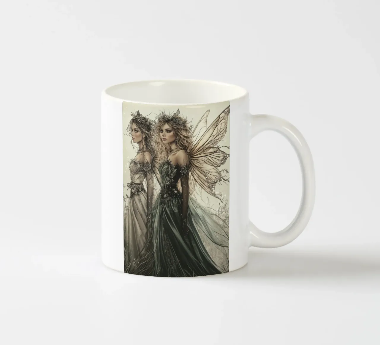 Fate tazza in ceramica da Synthaira