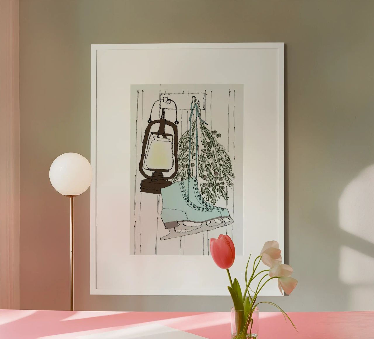 Happy Winter Time Poster von Nathys_illustration