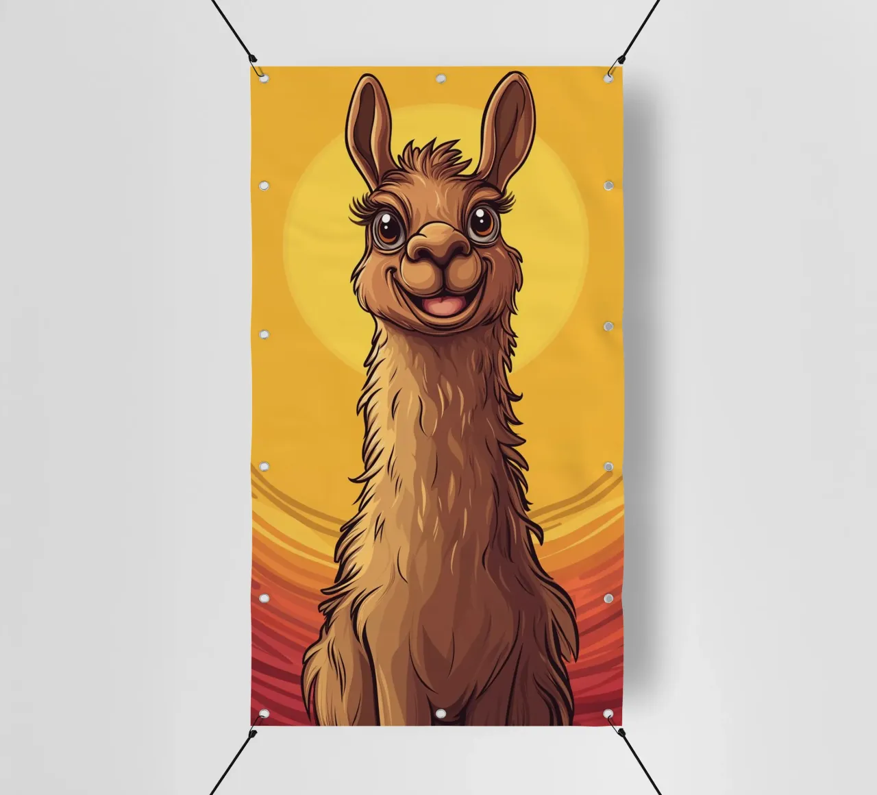 Happy Llama telo in pvc da Synthaira